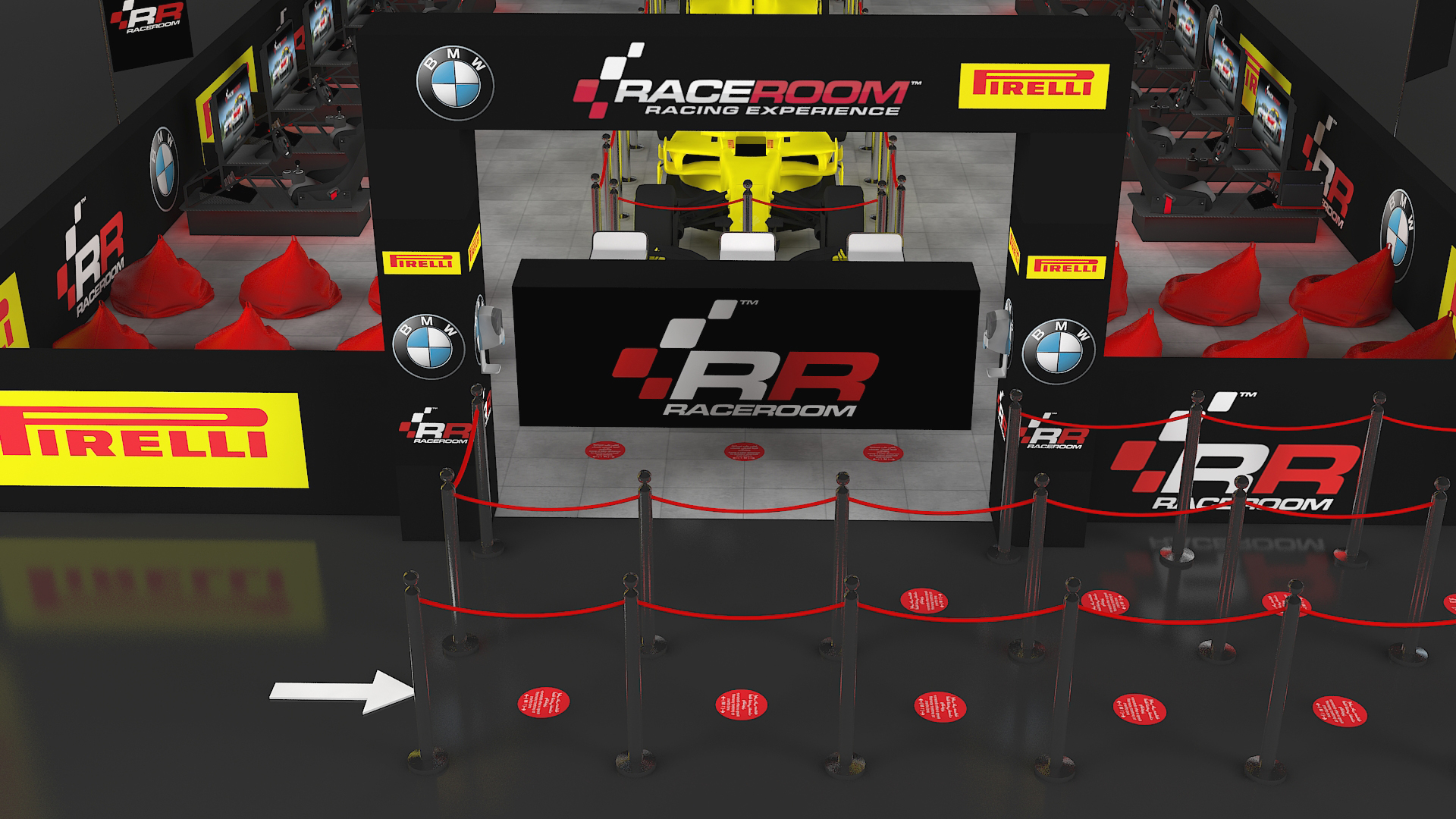 RACE ROOM F1 SIMULATION STAND-6