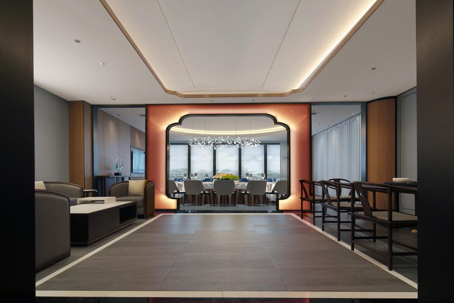 东莞新嘉园海鲜餐厅包房设计丨中国东莞-7