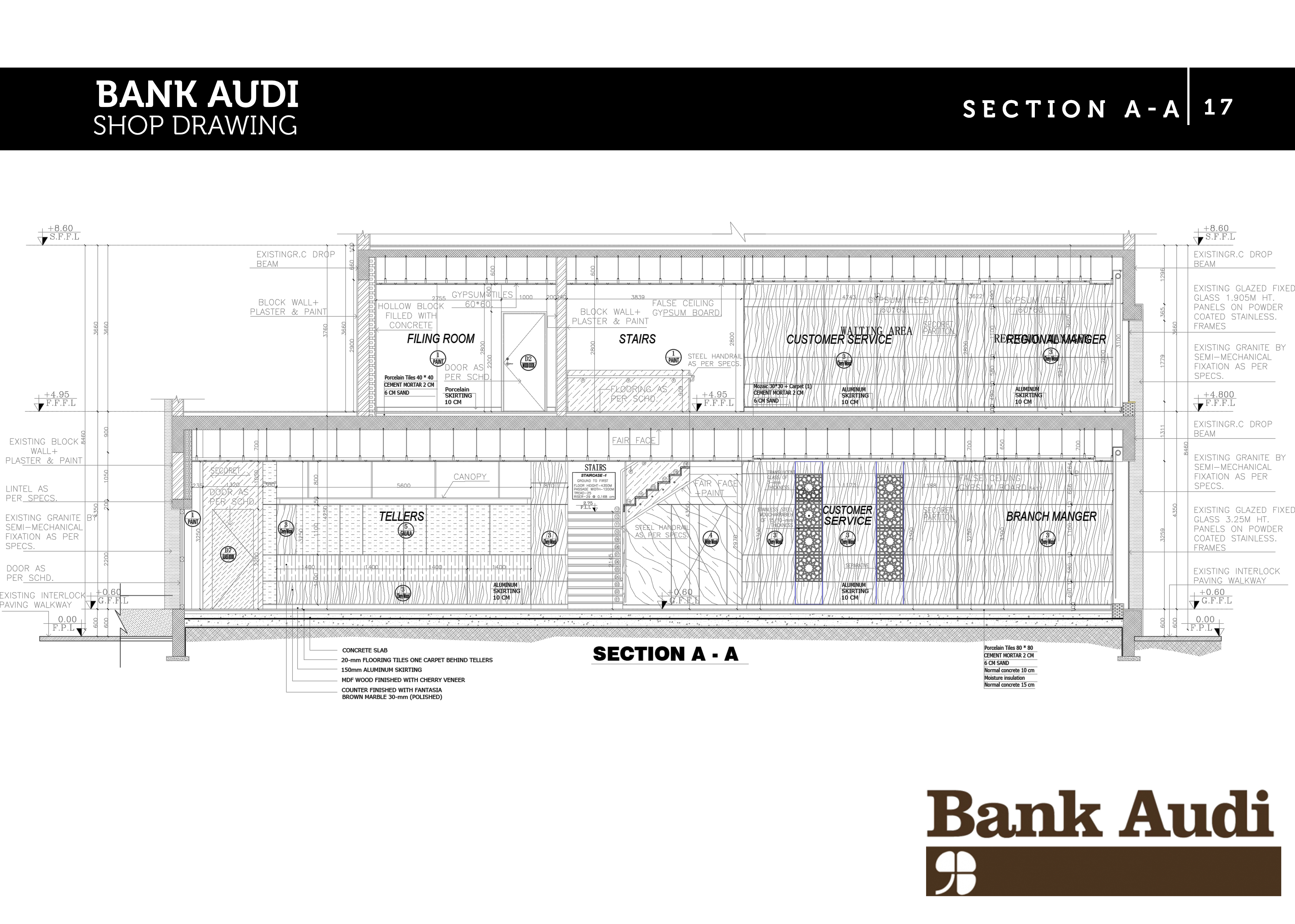 Architecture Shopdrawing Bank Audi-10