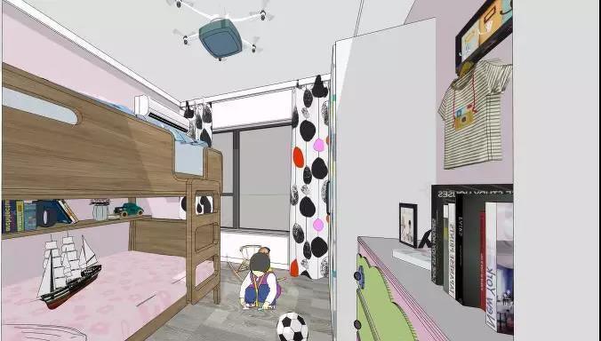 欢乐佳园装饰|| 蓝墙黛瓦,暖意生活北欧风-58