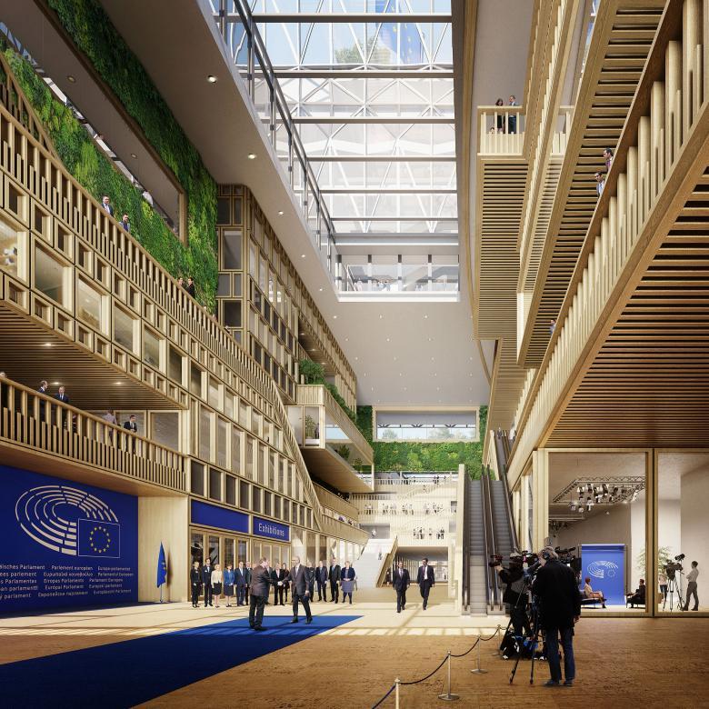 欧洲议会布鲁塞尔竞赛设计(欧洲民主之家)丨比利时丨Neutelings Riedijk Architects-21