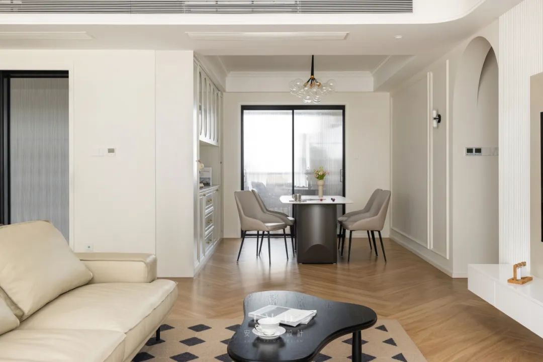 合肥金科博翠天辰 128㎡现代法式风精装房设计丨中国合肥丨安徽飞墨设计-4