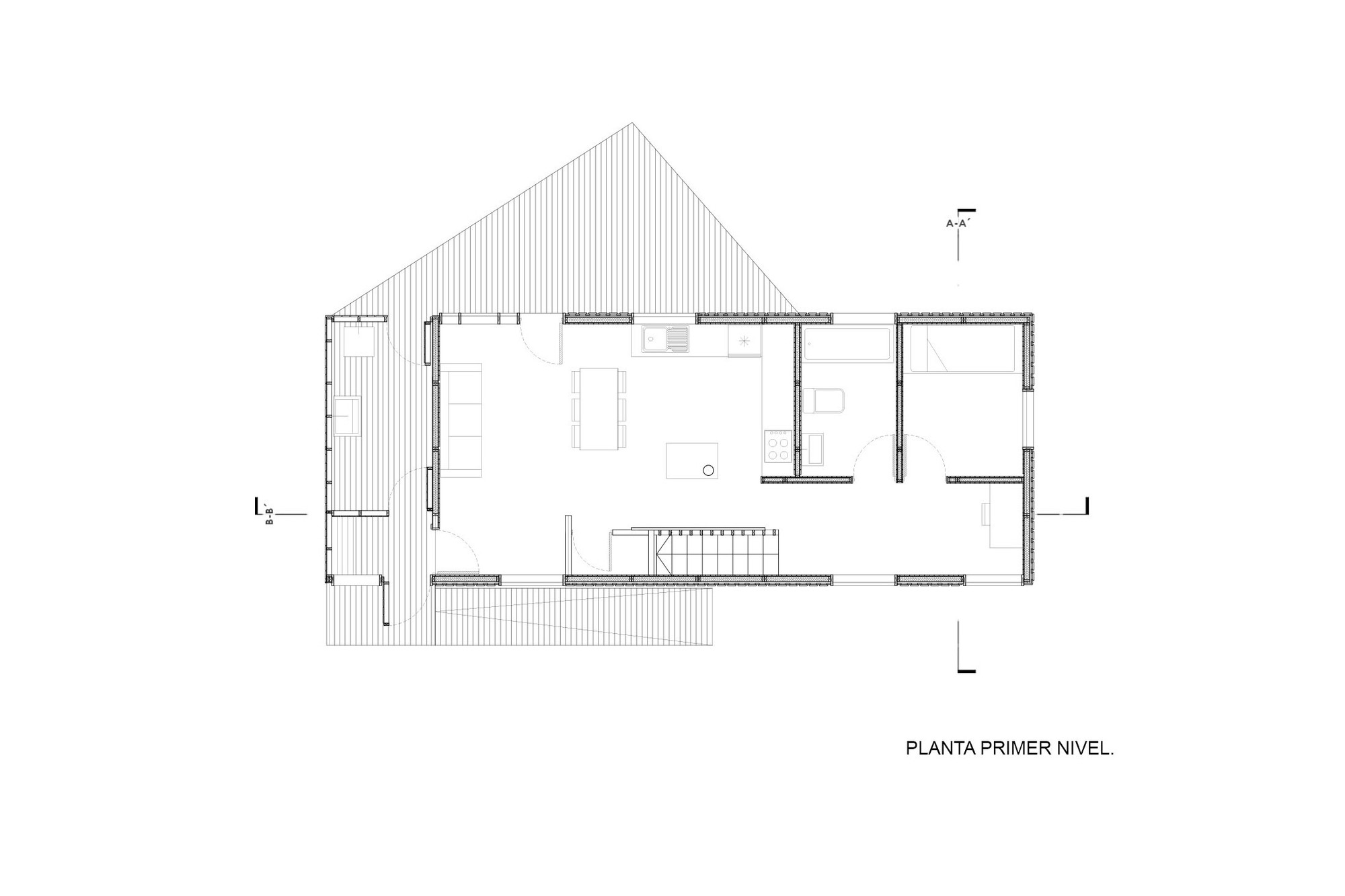 El Tume House | 融入自然的智利南部风格住宅-11