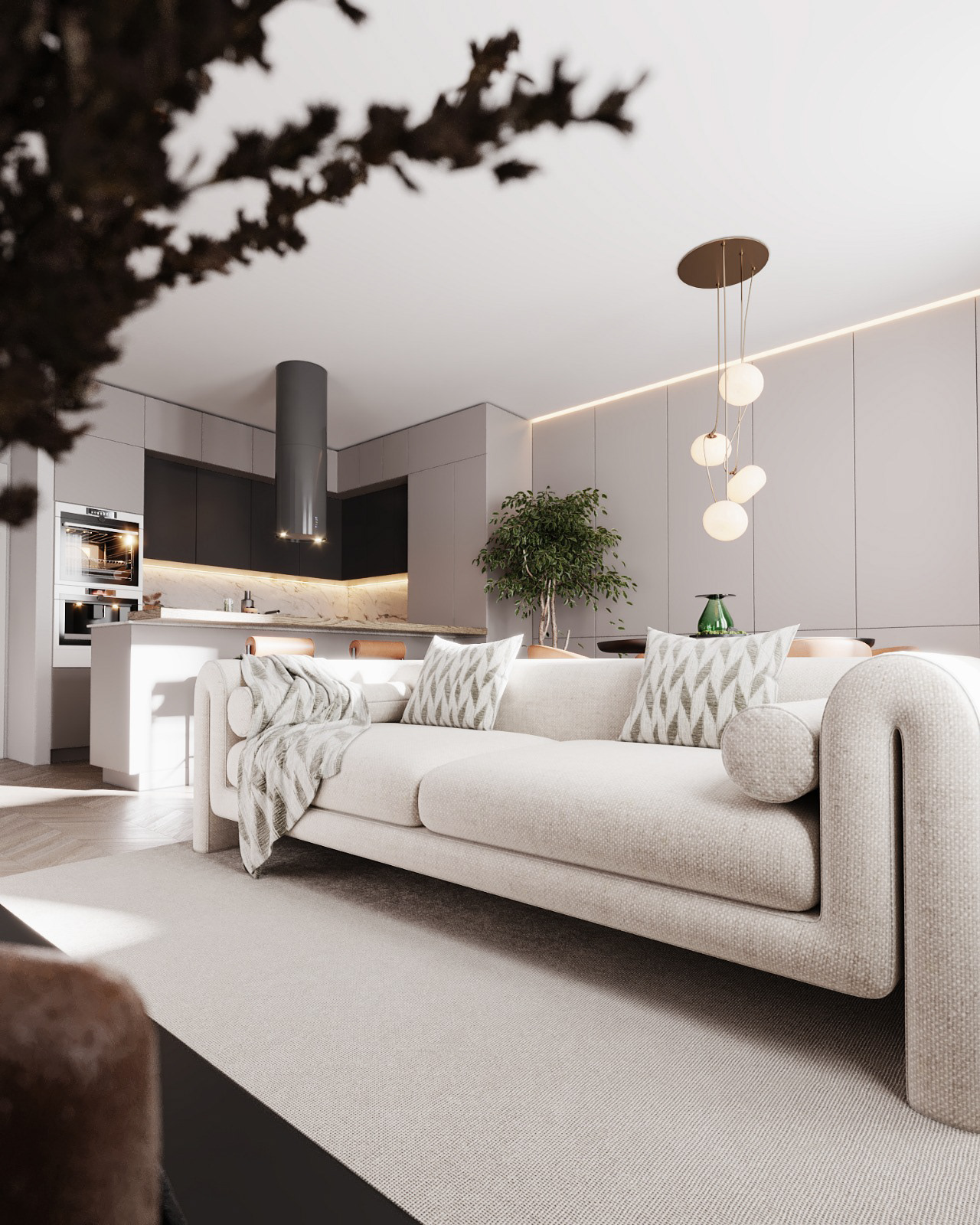 Soft Light & Minimalism | Interior CGI-13