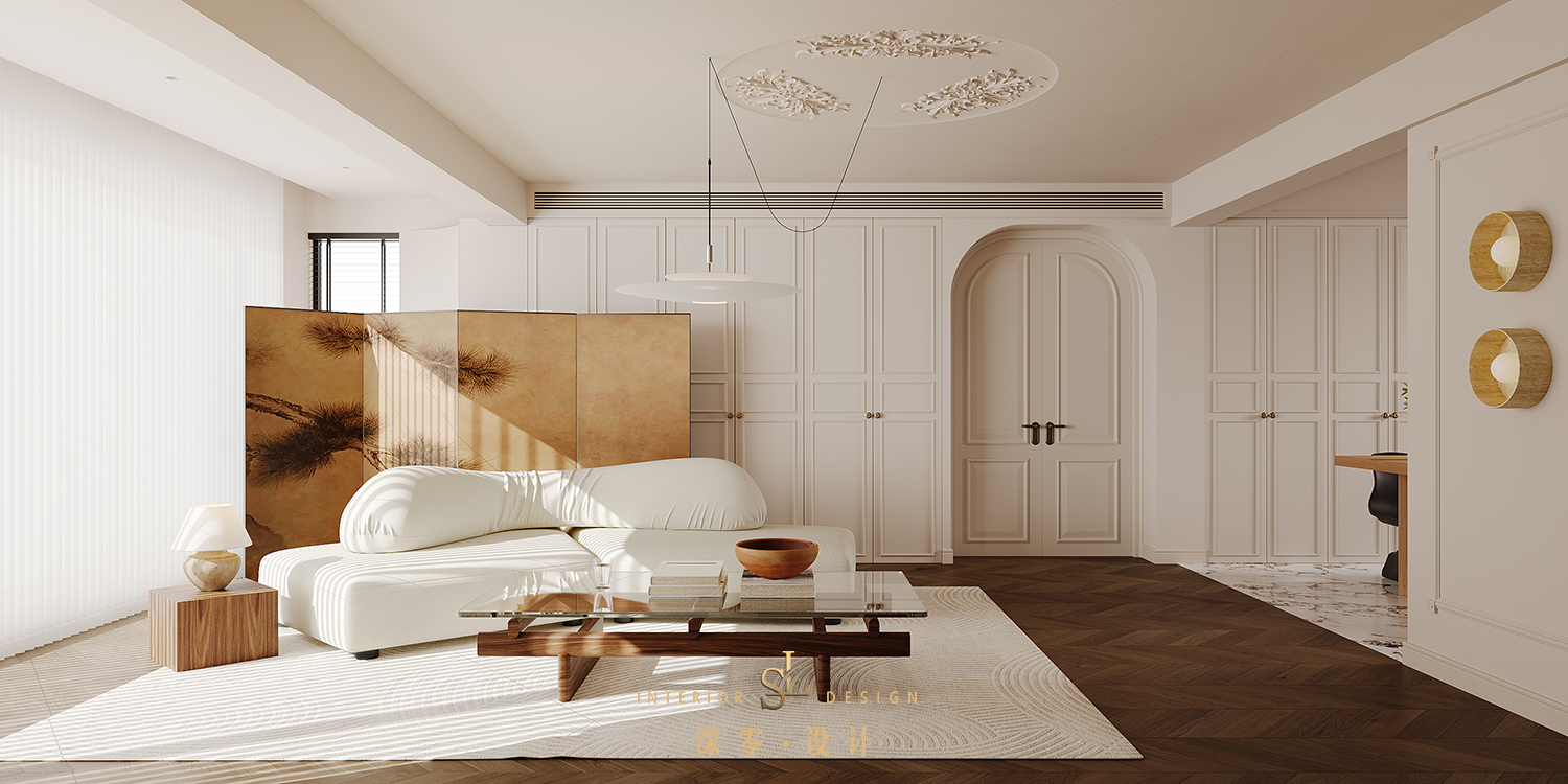 合肥翡翠天际 169㎡法式轻奢改造丨中国合肥-3