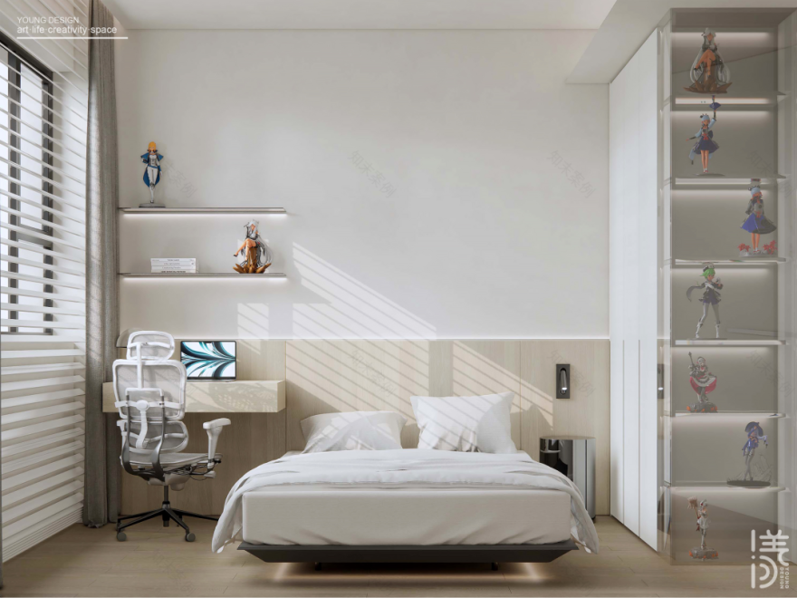 现代极简的多口之家丨深圳漾空间设计有限公司-76