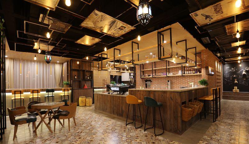 乔宣咖啡 | 工业复古风格的迷你学习空间-16