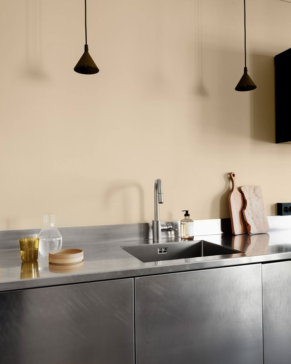 奥斯陆的沙色色调宁静简约公寓-9