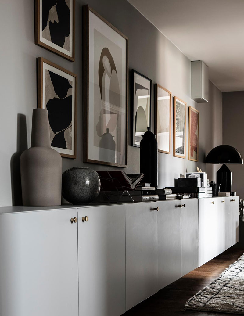 哥德堡时尚女生公寓，暗色调中的别致魅力-5