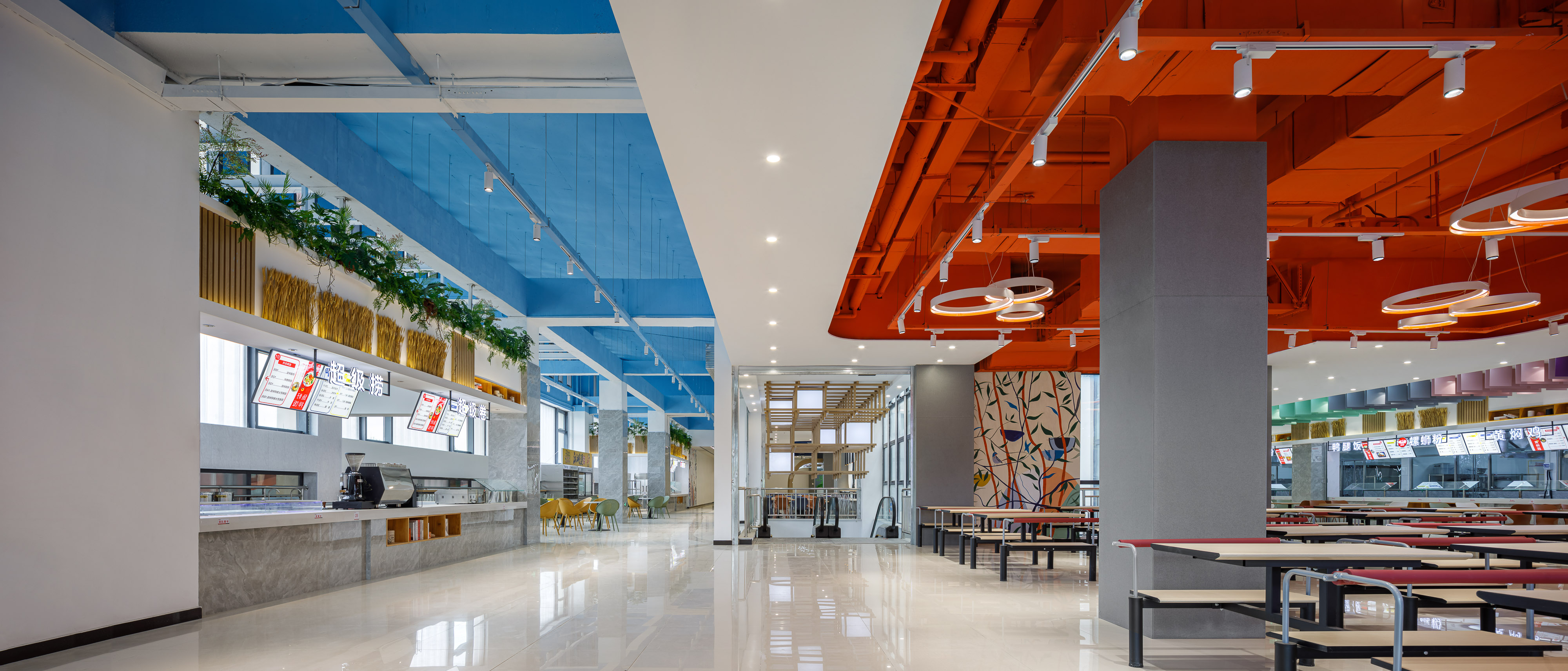 芳华 · 河南工业大学校园餐饮空间设计丨中国郑州丨晓寒建筑空间设计-32
