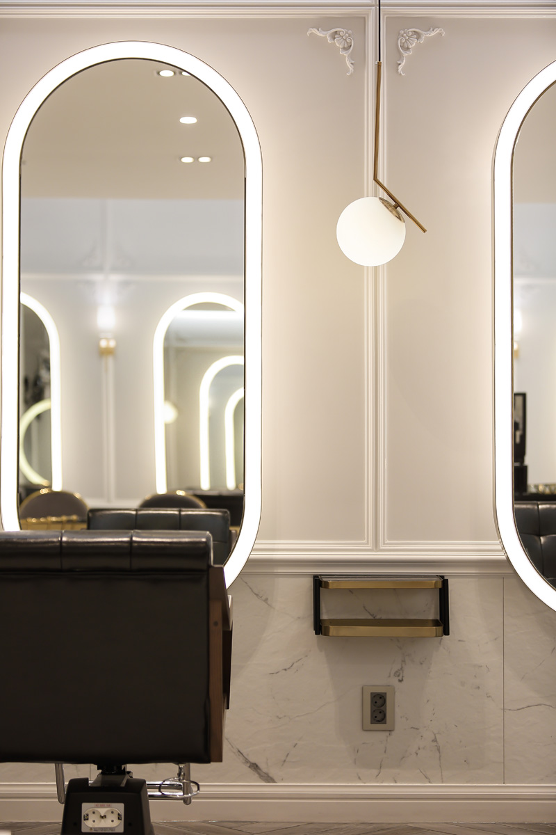 现代简约 36 平美容室设计 打造金色与白色的精致空间-20