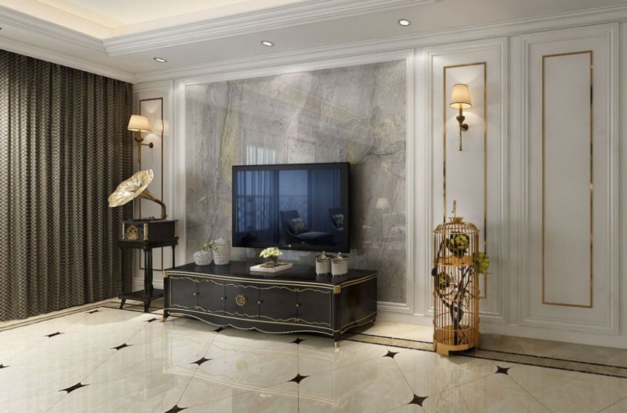 简欧风网红样板房,打造优雅舒适生活空间-8