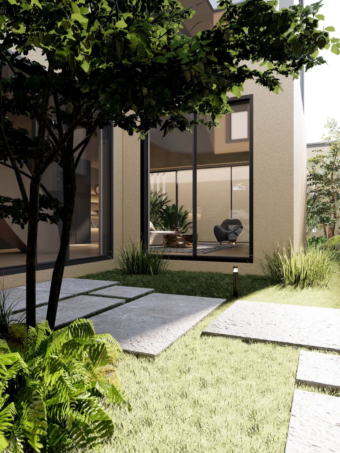 盛夏绿意 · 郭恒博设计师的江南府私宅设计丨中国无锡丨介間建築設計-40