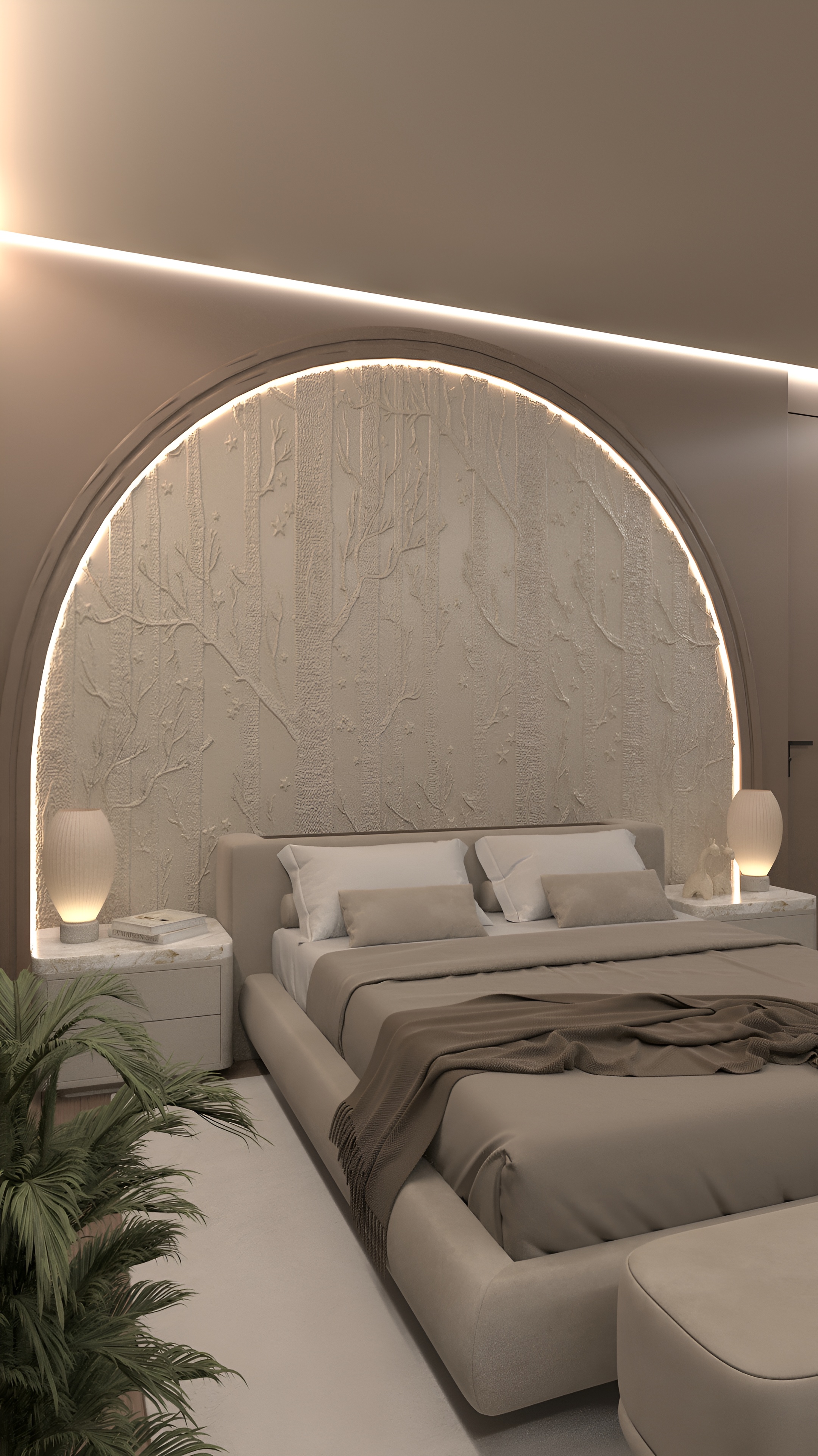 3D визуализация спальни-2