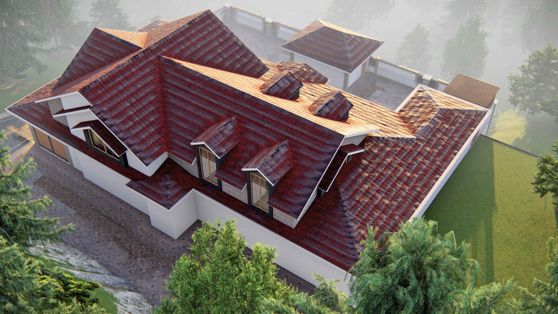 Modern House I Gabble Roof Design-2
