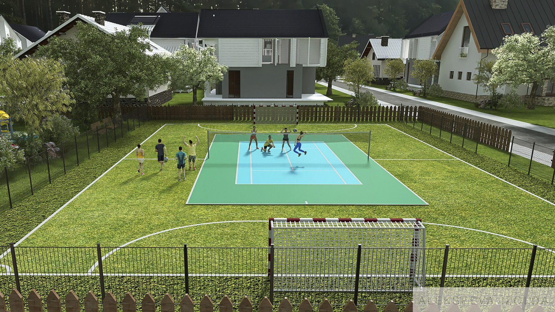 Площадки. Коттеджный поселок "Сердце Вуоксы"-6