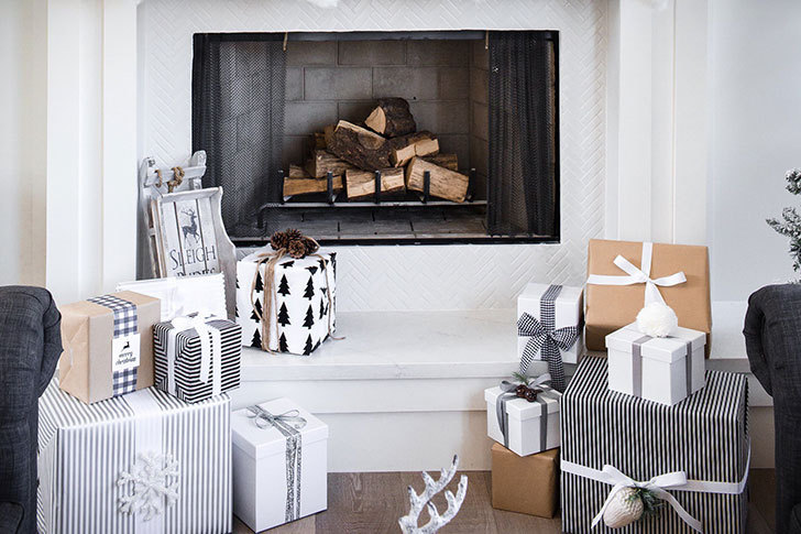 德州自然风白色圣诞家居设计-3