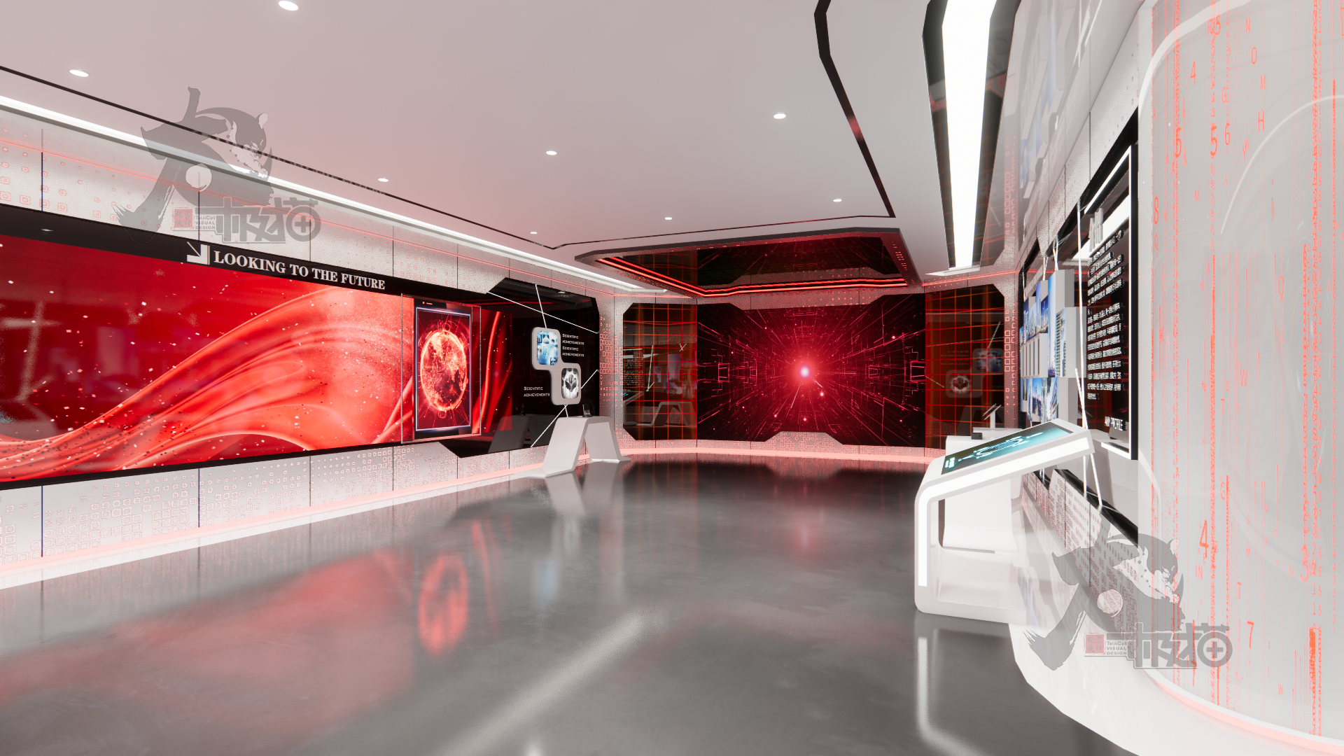 多媒体科技互动展厅党建、企业双切换-1