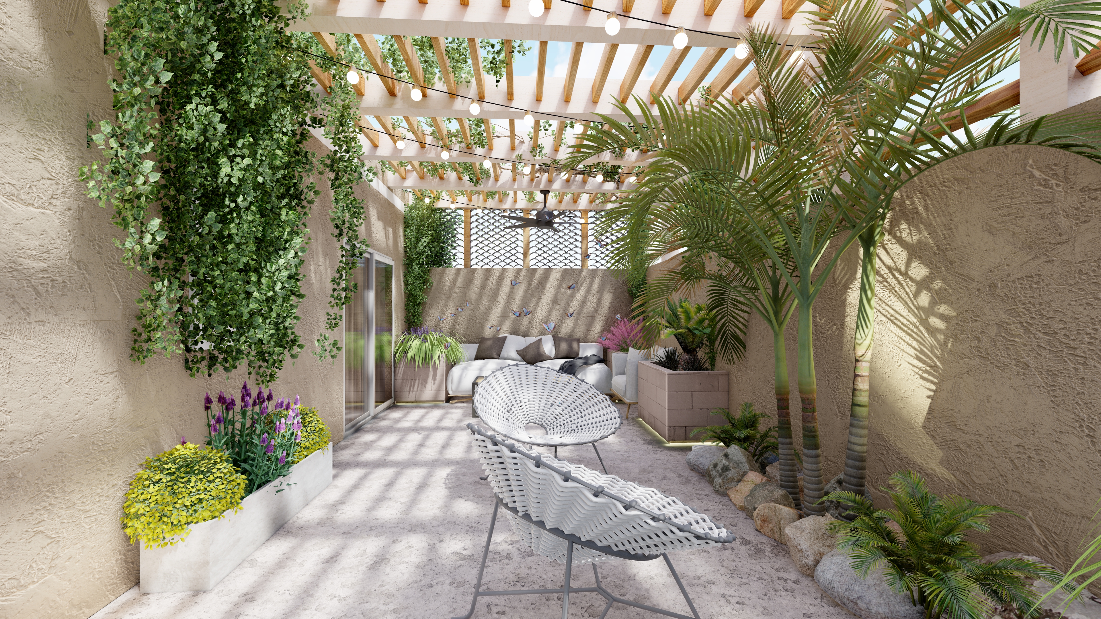 Interior & Landscape Design of A.B.K-8