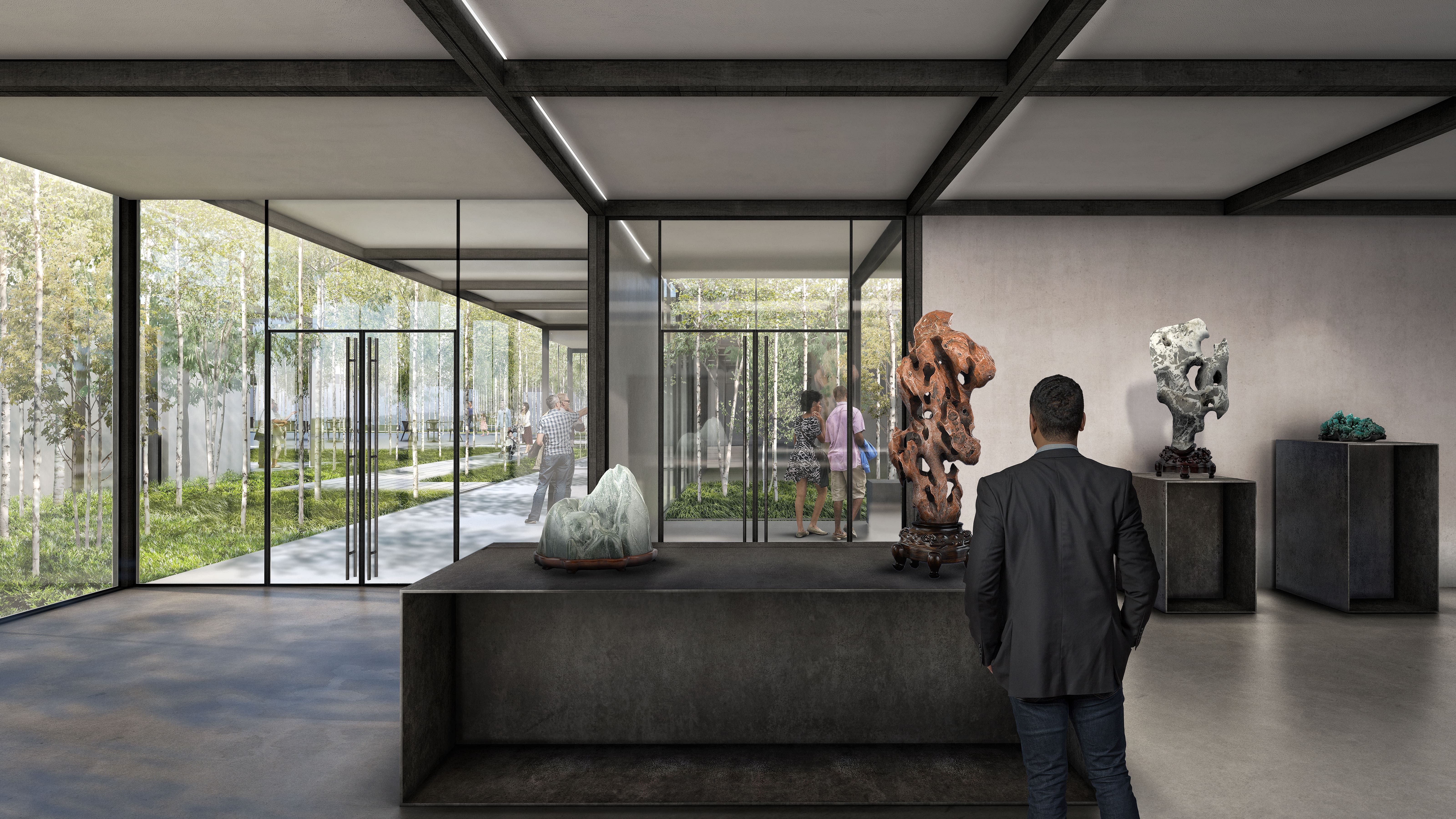 美国国家盆景博物馆概念设计丨Reed Hilderbrand,Trahan Architects-14