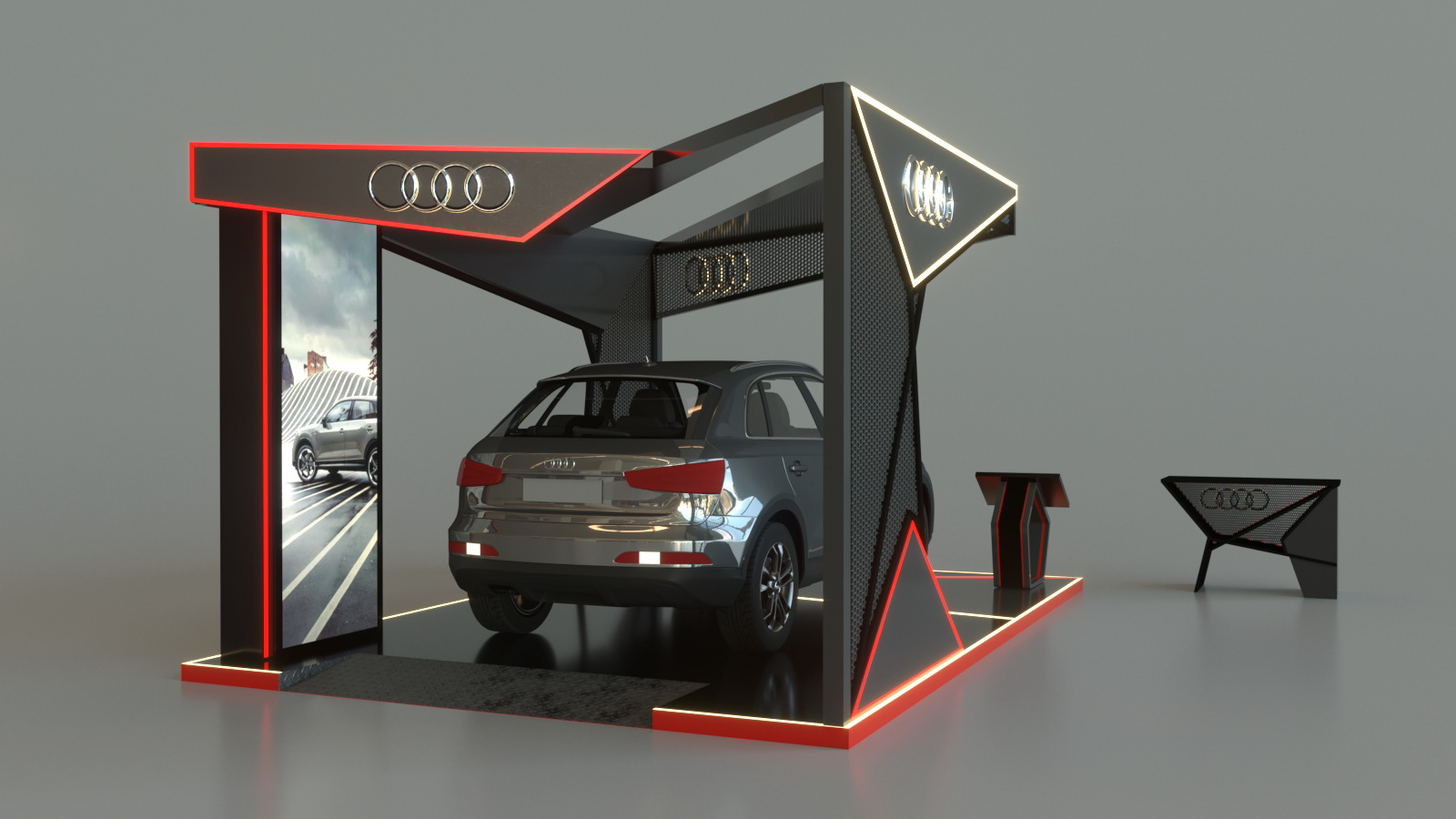 奥迪 Z 公园展位丨Shady Amish,Mohamed Amar-3