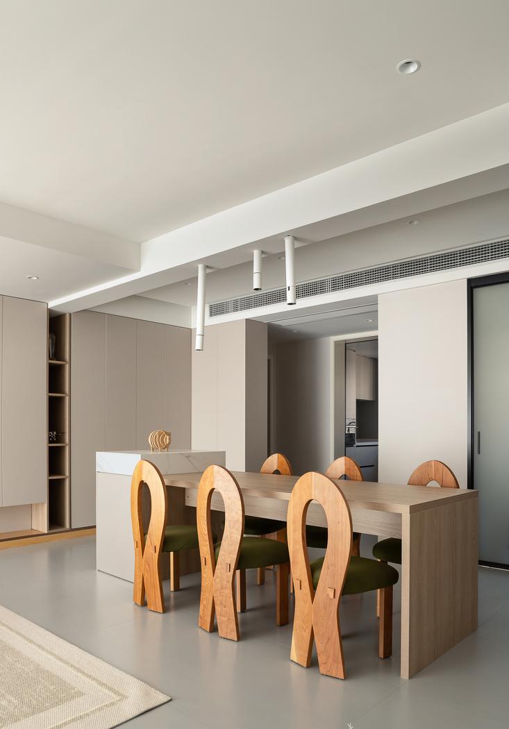 125㎡现代奶油风家居设计-8