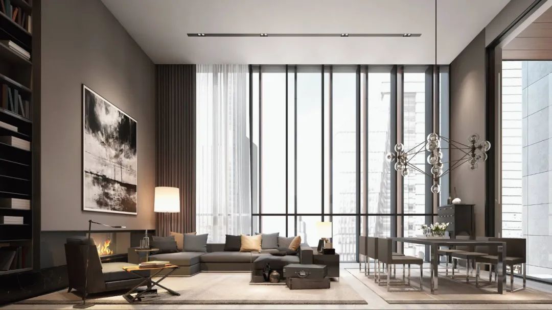 豪宅标杆缔造者SCDA：在纽约低调的7个魅力豪宅户型设计：极致的奢华！-15