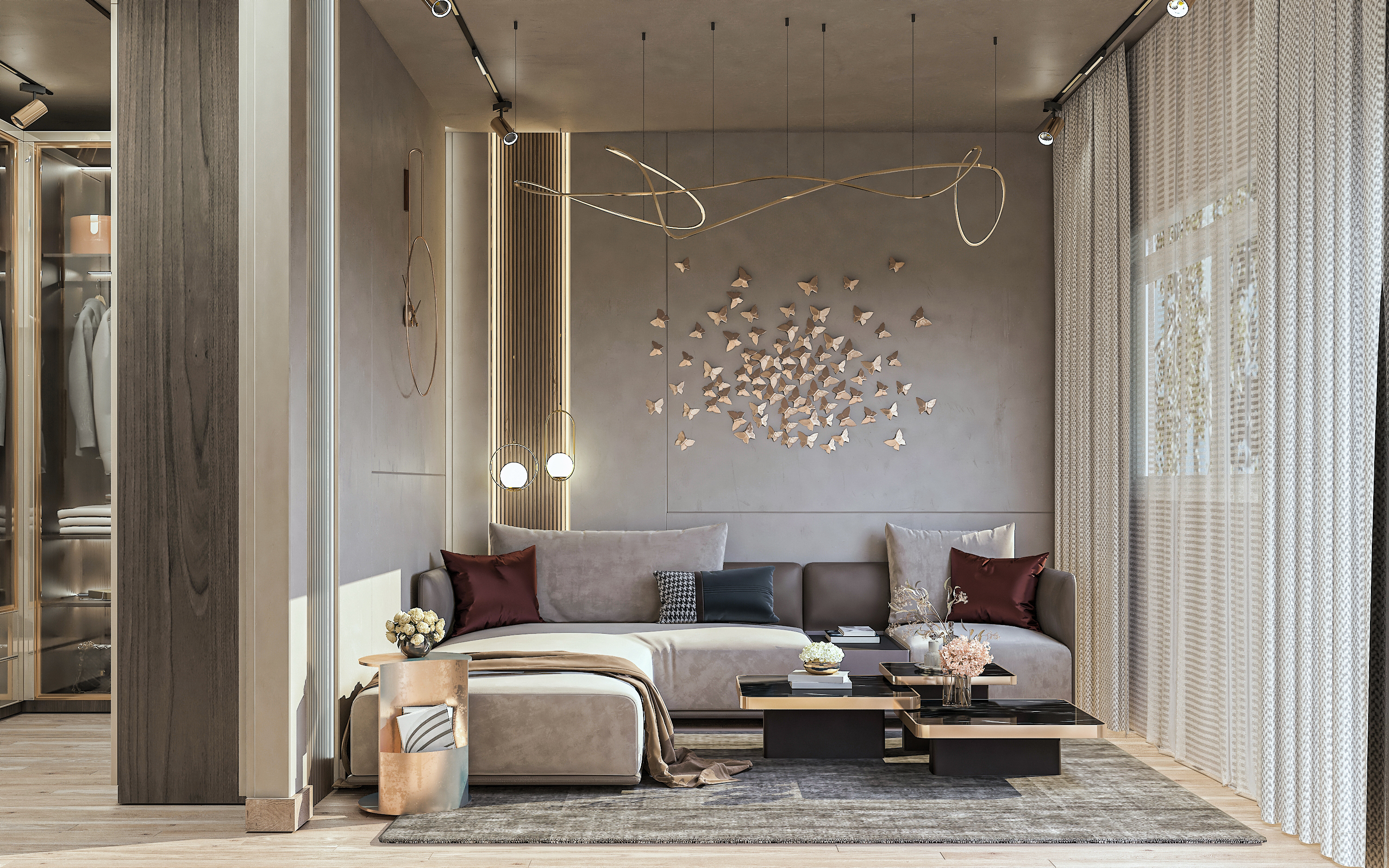 Master Bedroom & Living-5