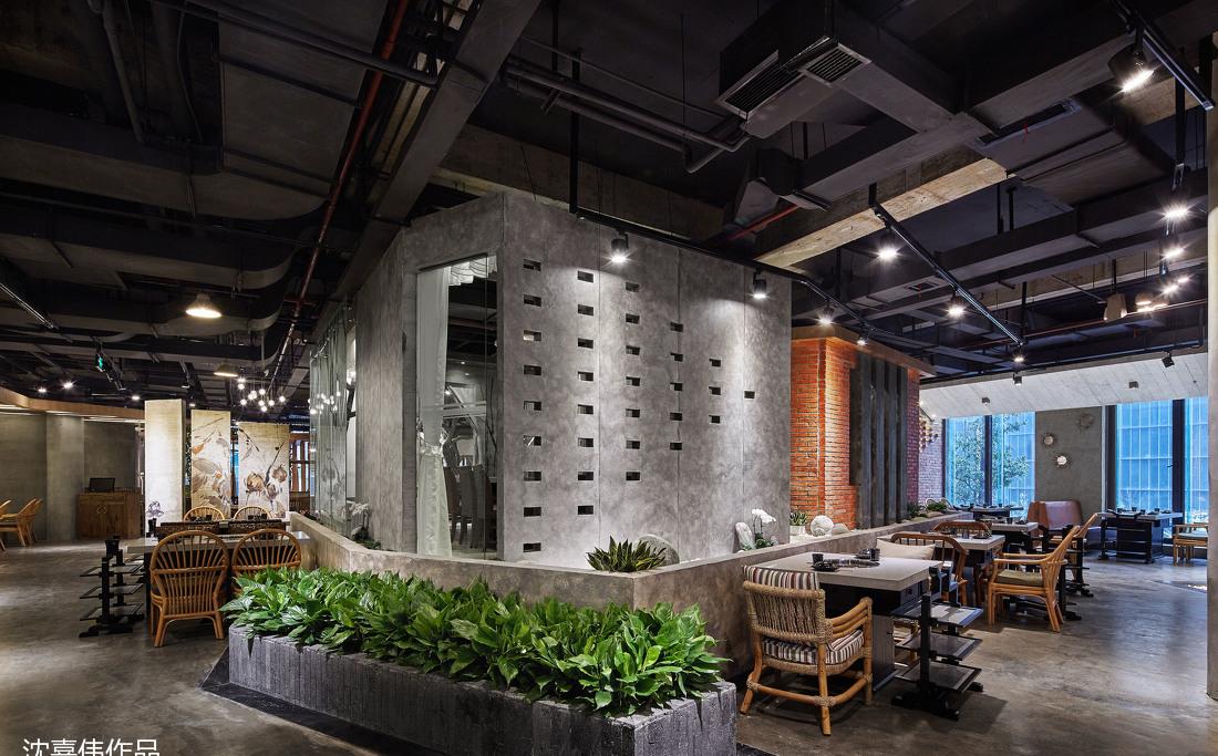 火锅店丨沈嘉伟设计作品—园里火锅-10