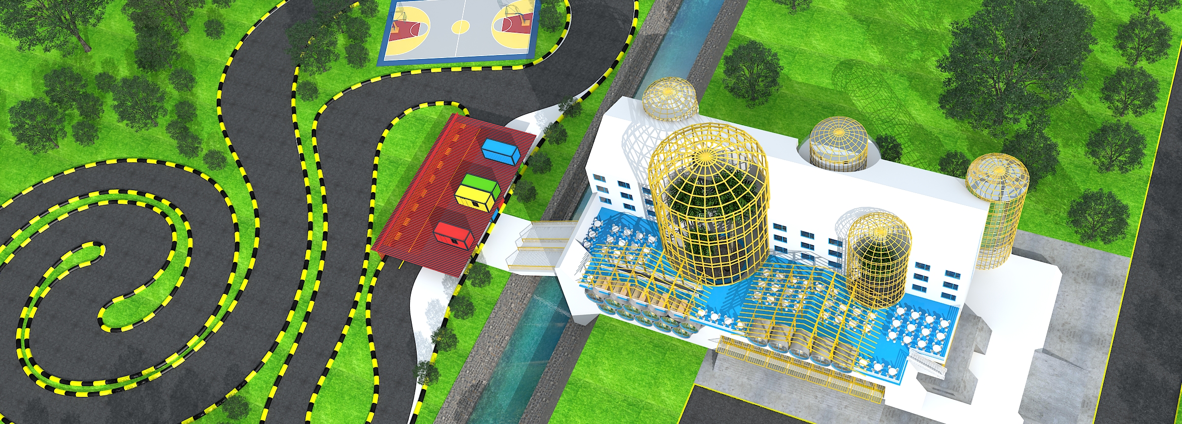 水泥管餐厅,民宿酒店设计丨狮子座自建房\别墅设计-6