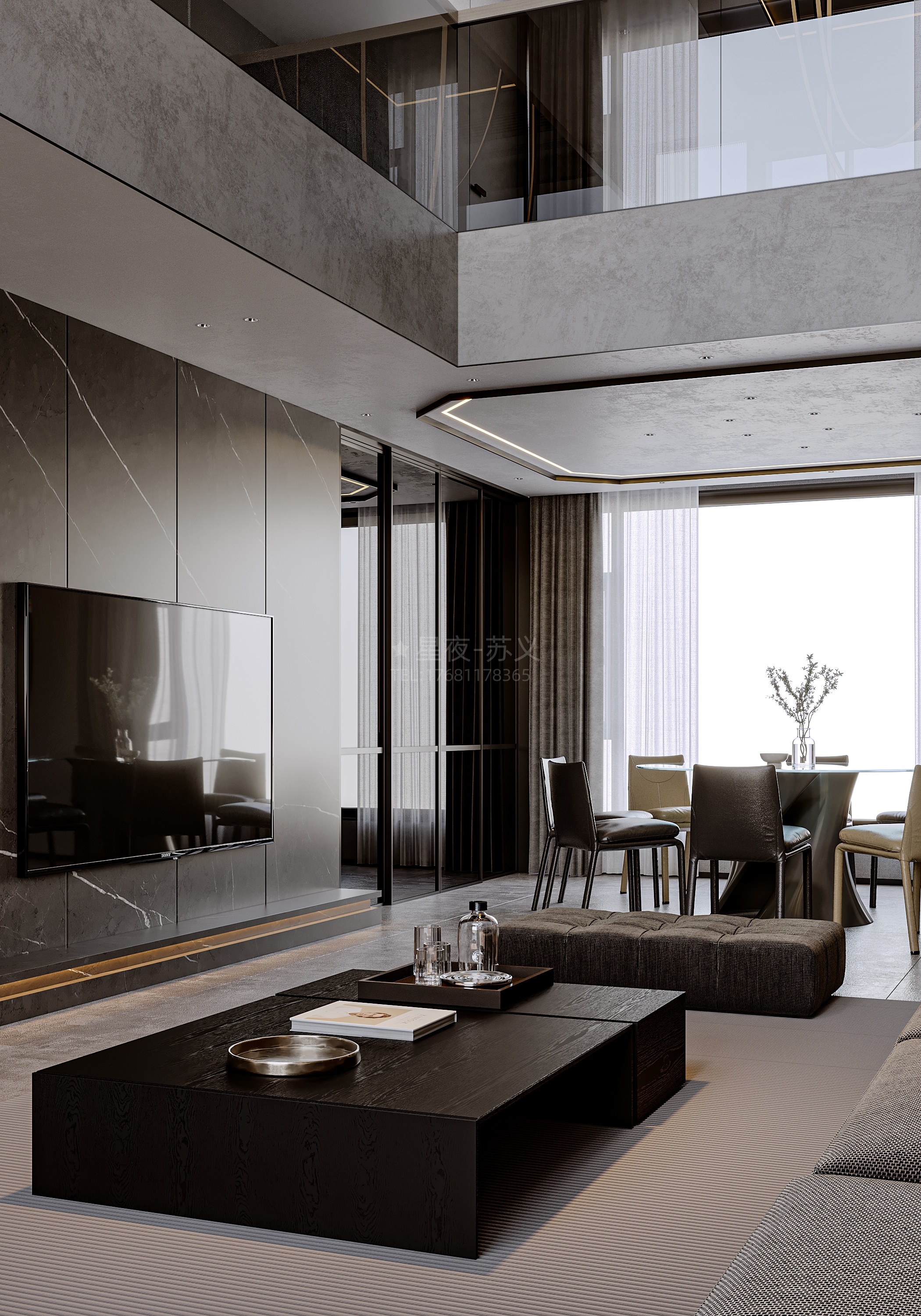 现代黑白灰丨高端效果案例-6