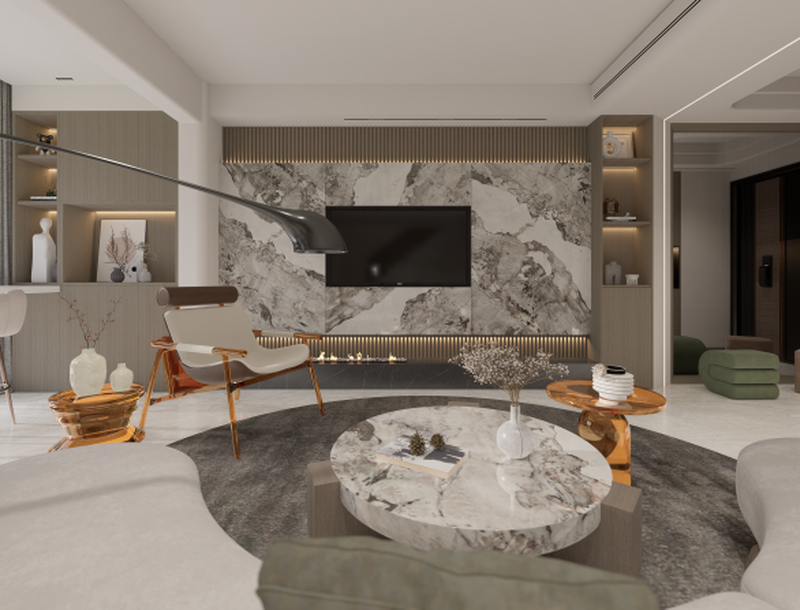 莫兰迪春日暖阳，演绎高级单色空间-1