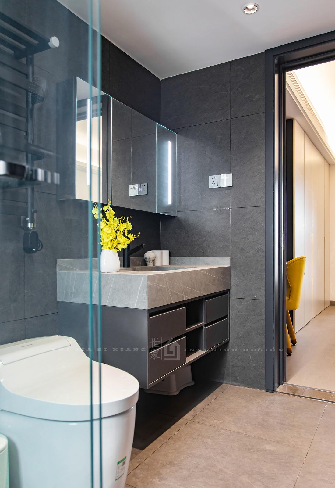 现代轻奢四居室装修设计-62