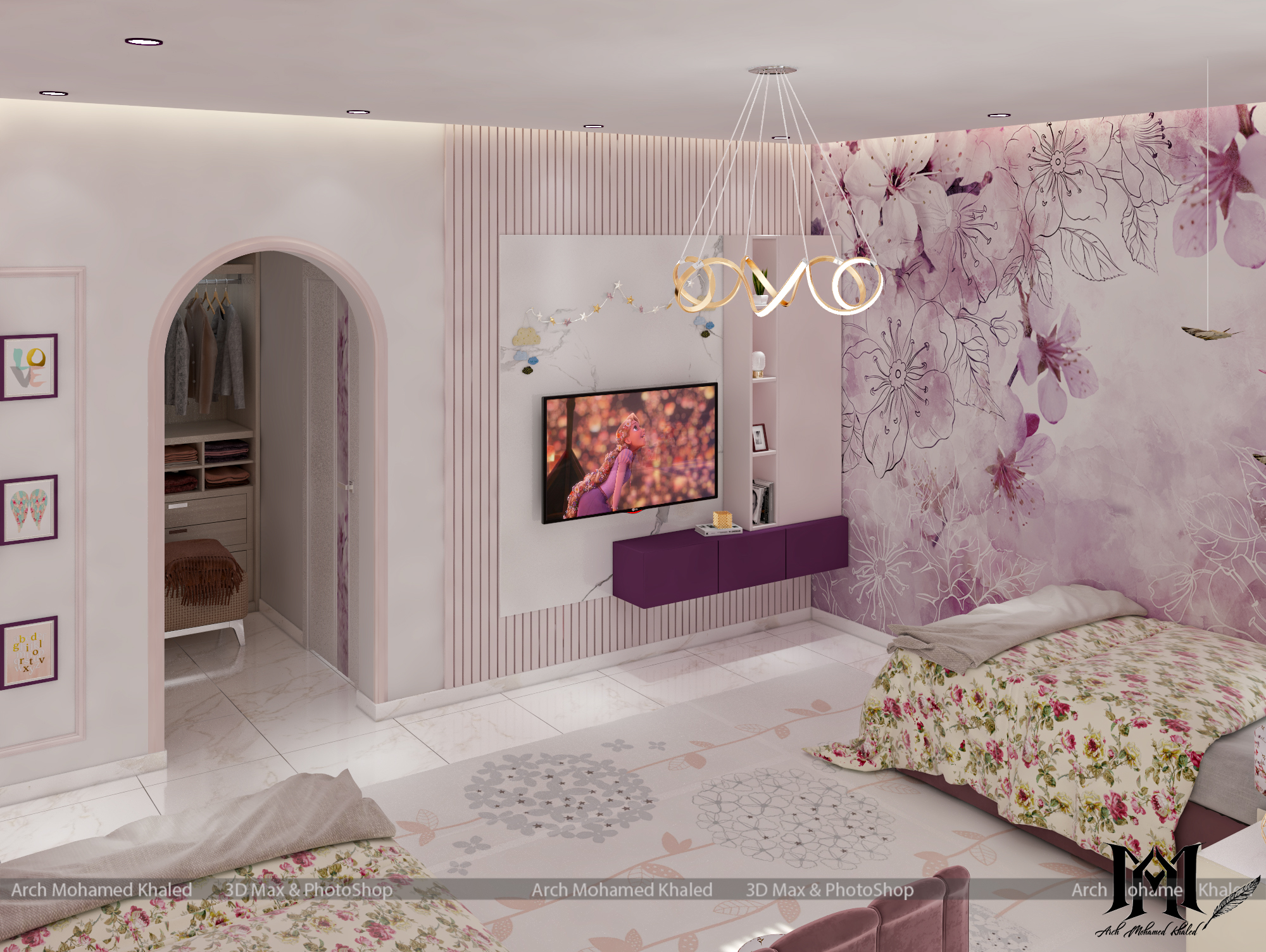 Girls Bedroom (Blossom)-4