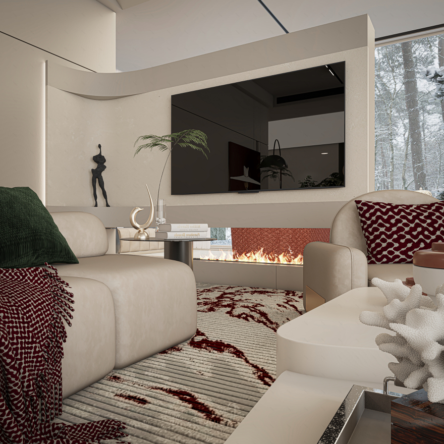 Burgundy Balance – Minimalist with a Bold Twist-13