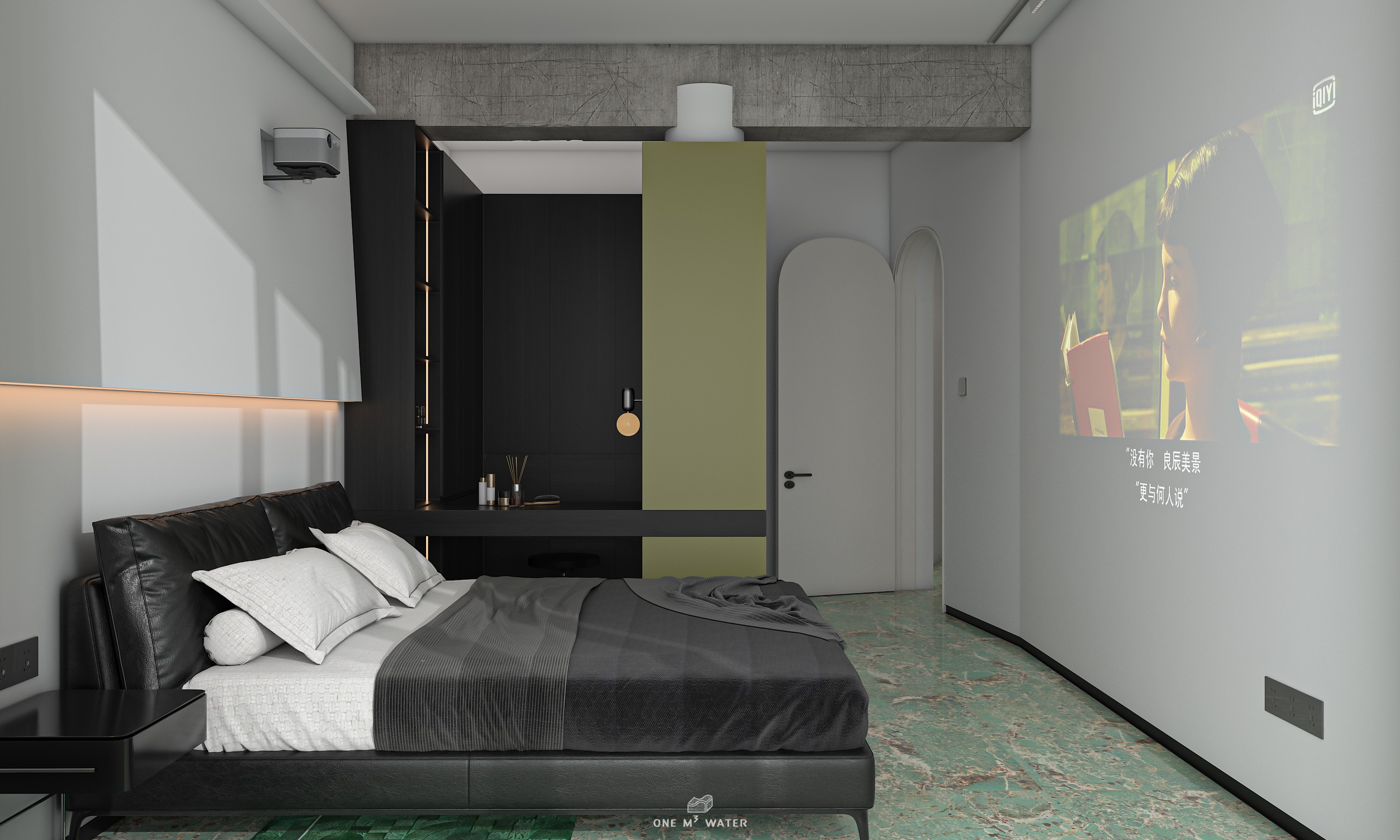 80㎡三室户型改造-12