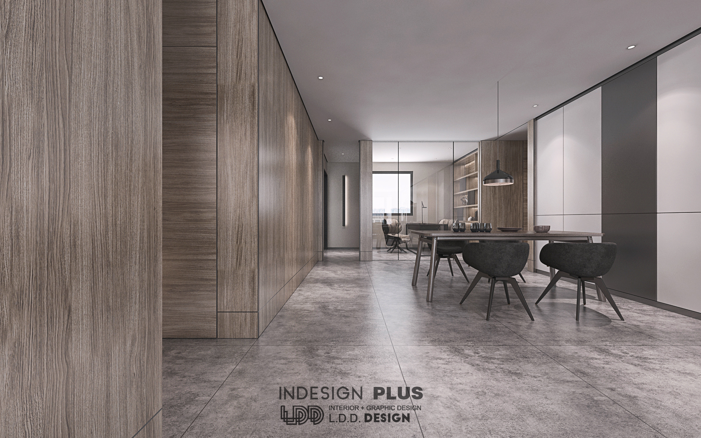 西安国熙台 | 现代简约的私家样板间设计-4