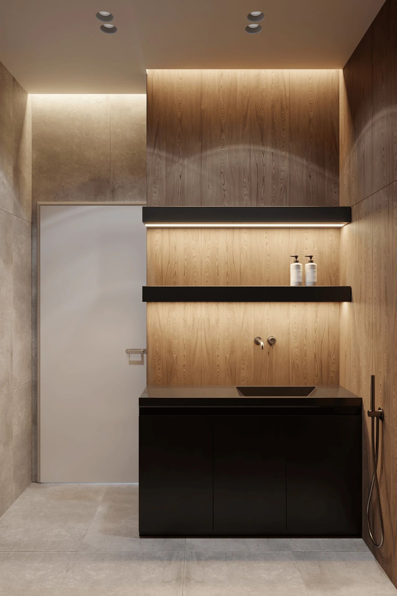 简约舒适的 149m²三层住宅设计丨Dinara Yousupova-17