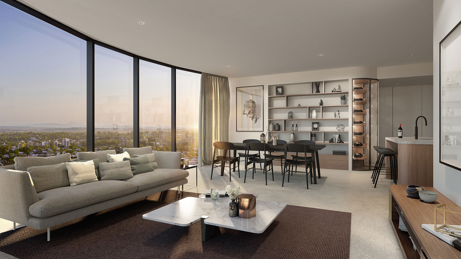 澳大利亚曲线公寓设计,自然融入城市生活-91