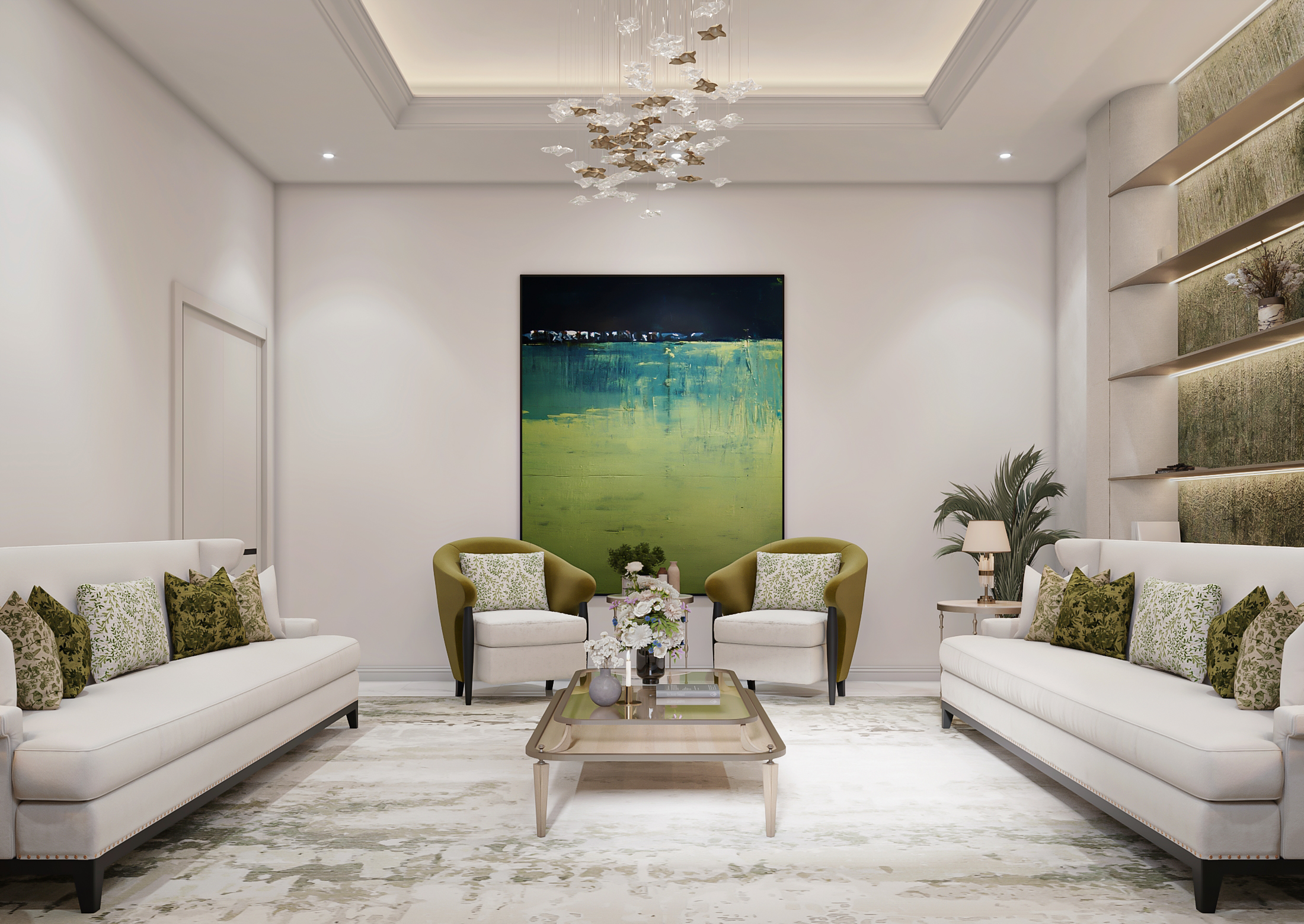 绿色奢华女性会客室 丨PATIO ARCHITECTS-6