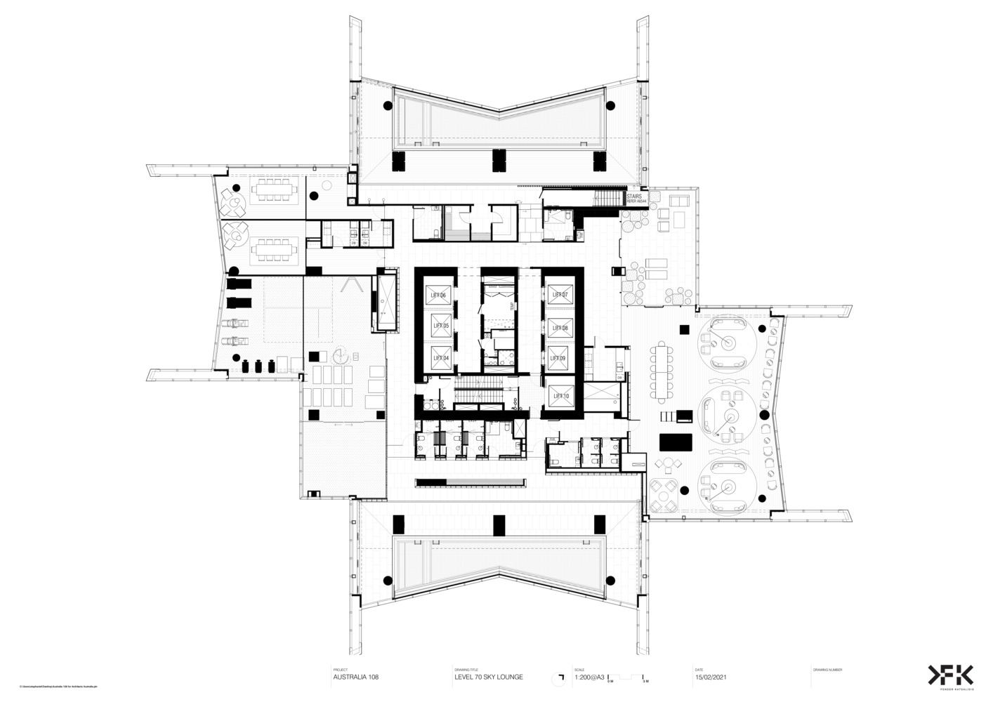 澳大利亚 108 号摩天大楼丨澳大利亚墨尔本丨Fender Katsalidis Architects-57