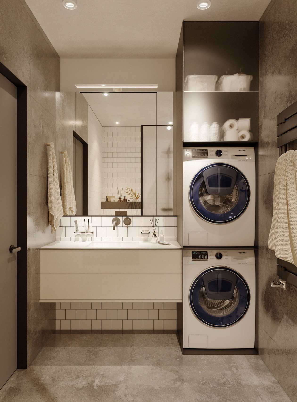 乌克兰70㎡ 浅色系空间设计 温柔极了！-22