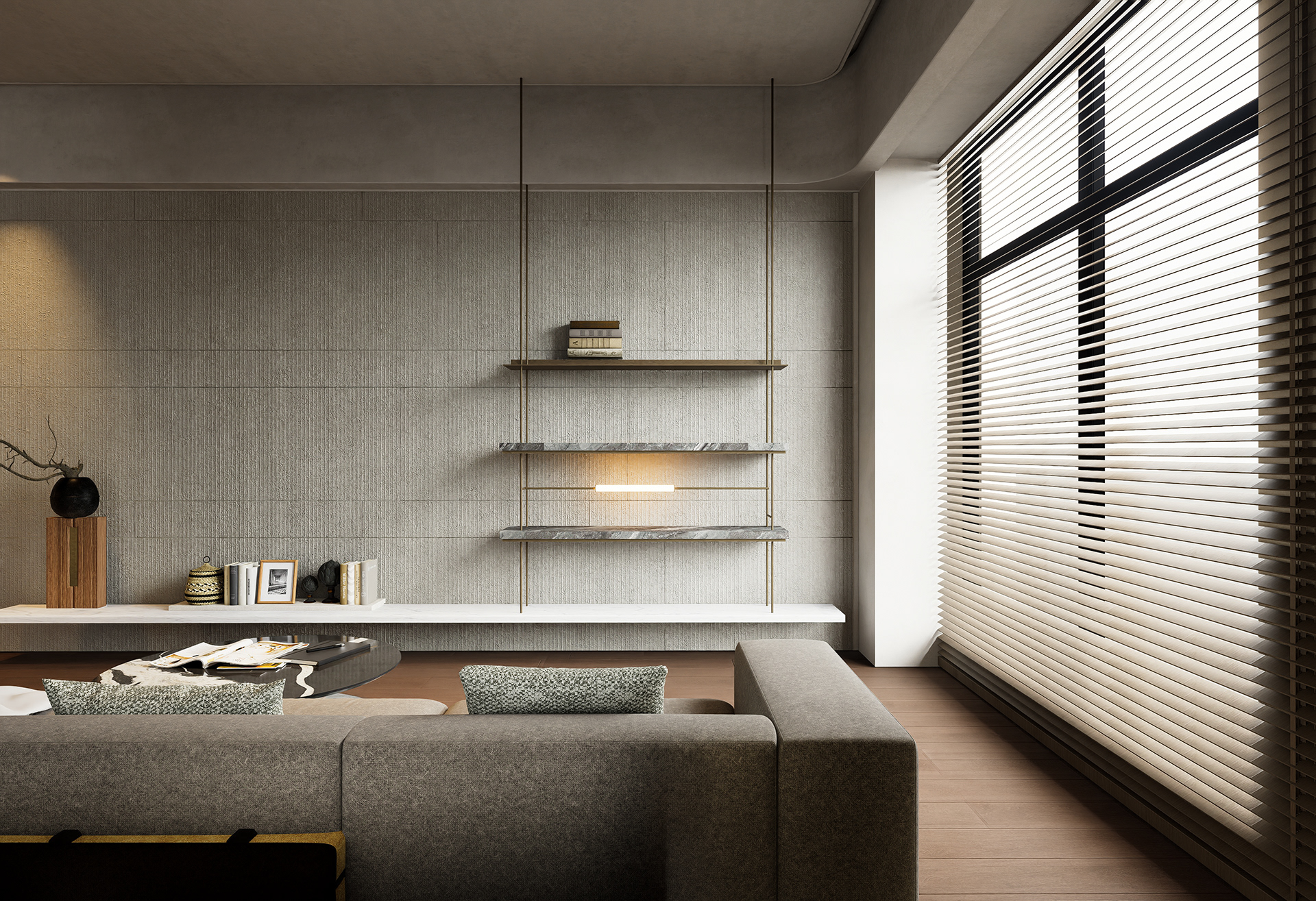 琢光石境・城市靜奢居,弧影棲所・城市輕奢私寓丨中国台湾丨藍雅設計事務所-35