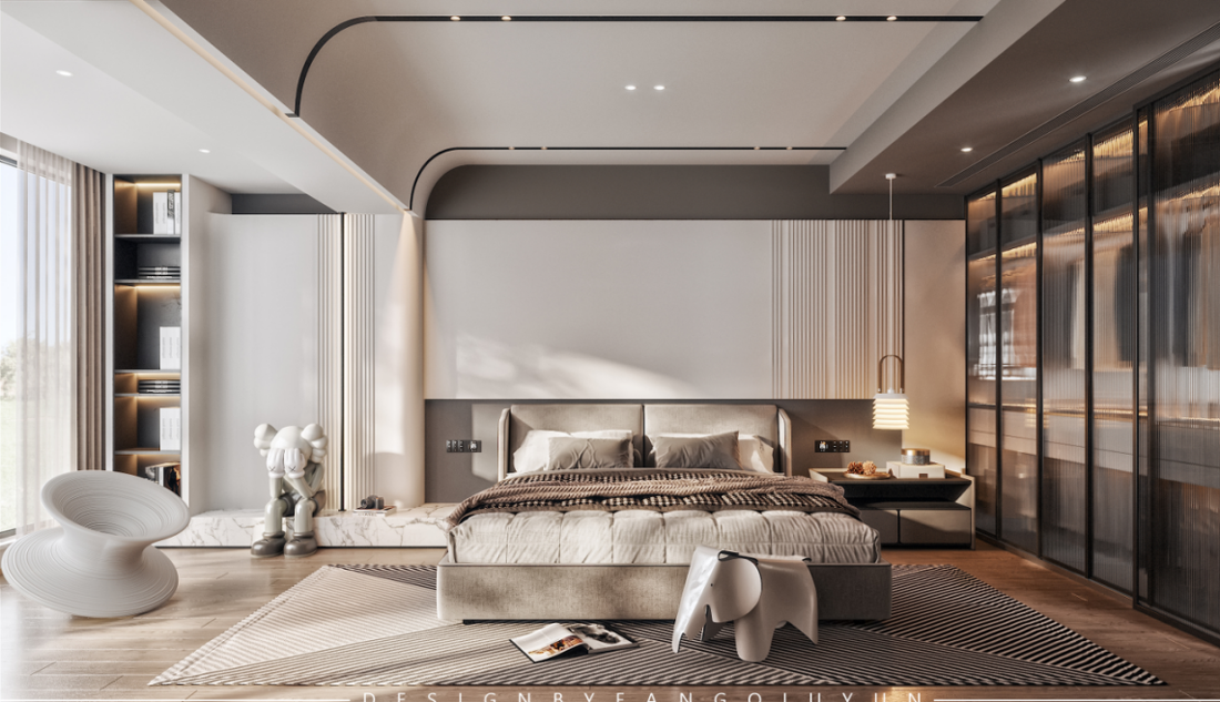 189㎡现代光影私宅-14