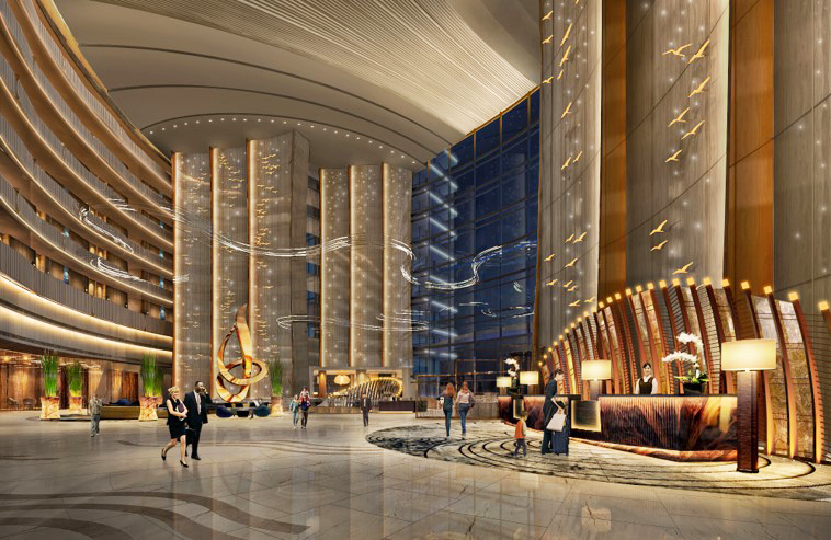 山东日照喜来登大酒店室内外灯光设计方案丨中国日照-15