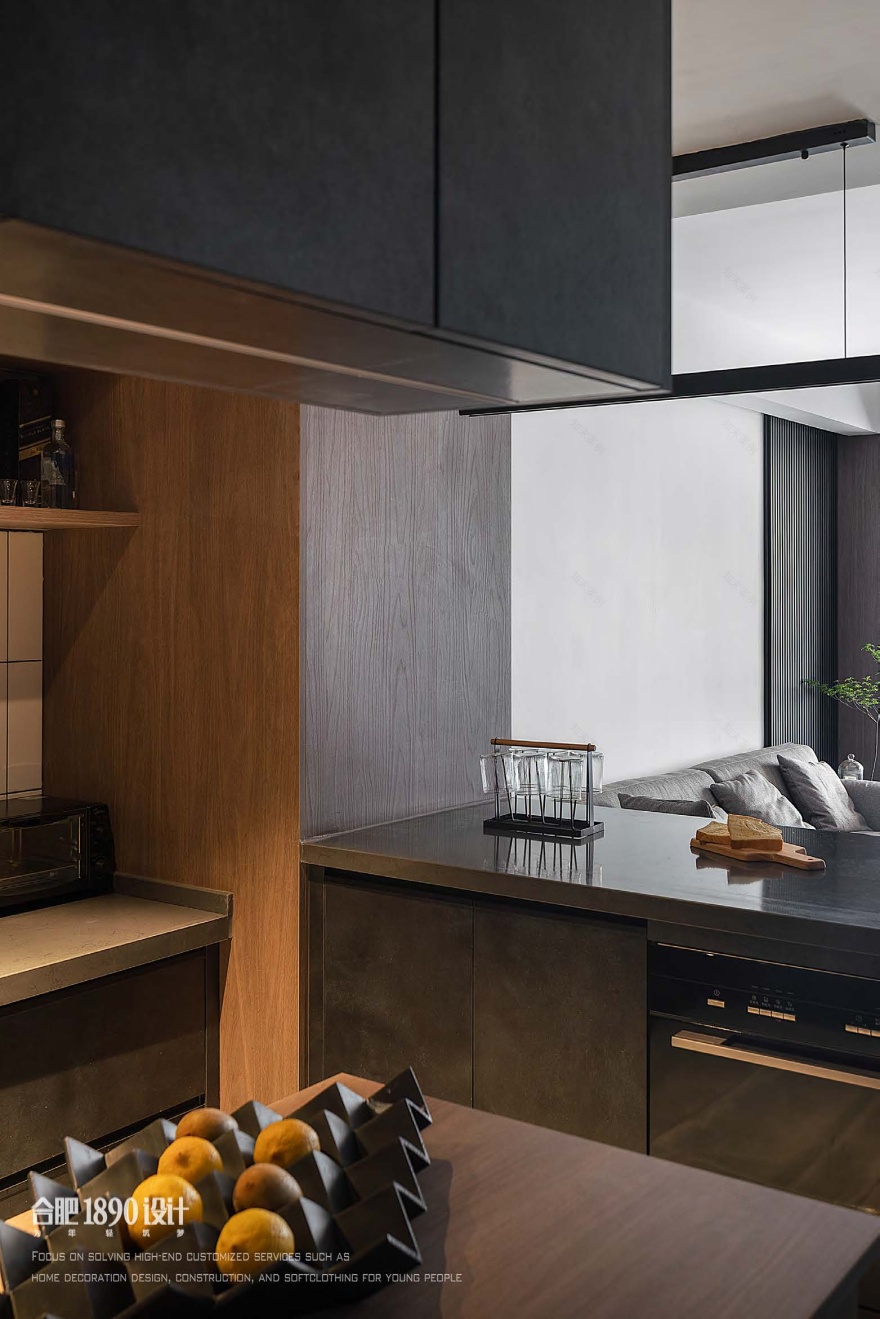 合肥1890设计|高铁都市花园:98m2时尚酷感的年轻宅-27
