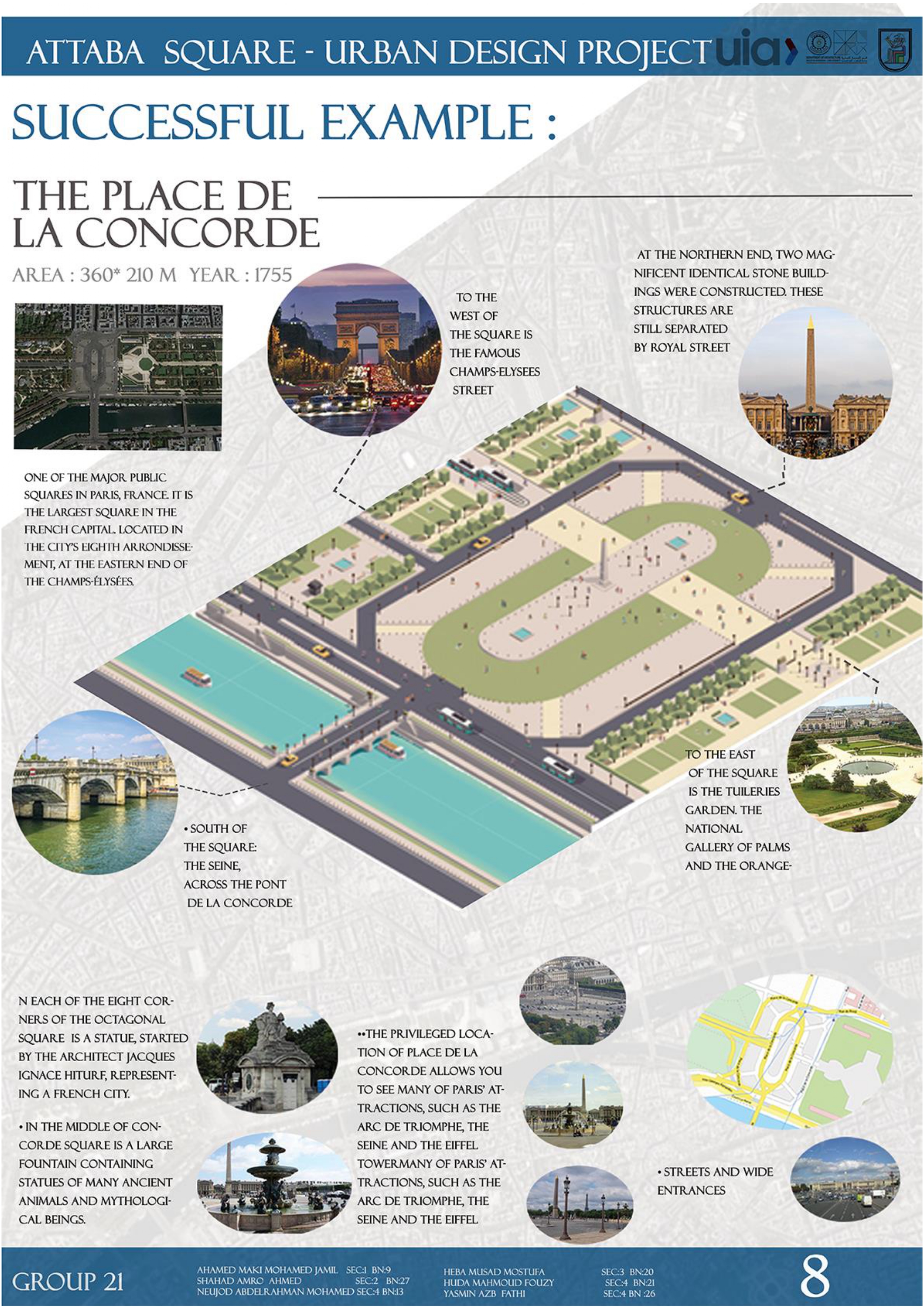 Attaba Square 城市测量项目分析丨开罗大学工程学院建筑系-12