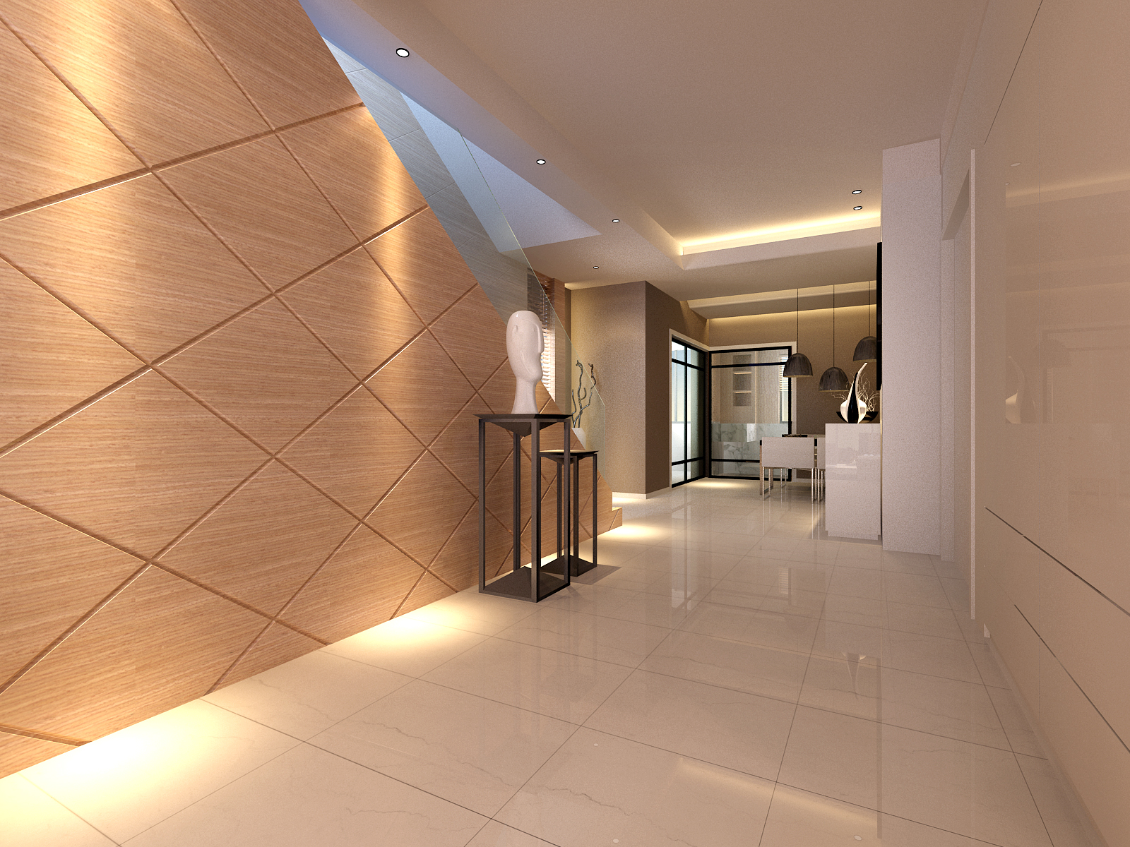 现代简约萧氏设计  安徽安庆 香水百合二期29#楼302室-5