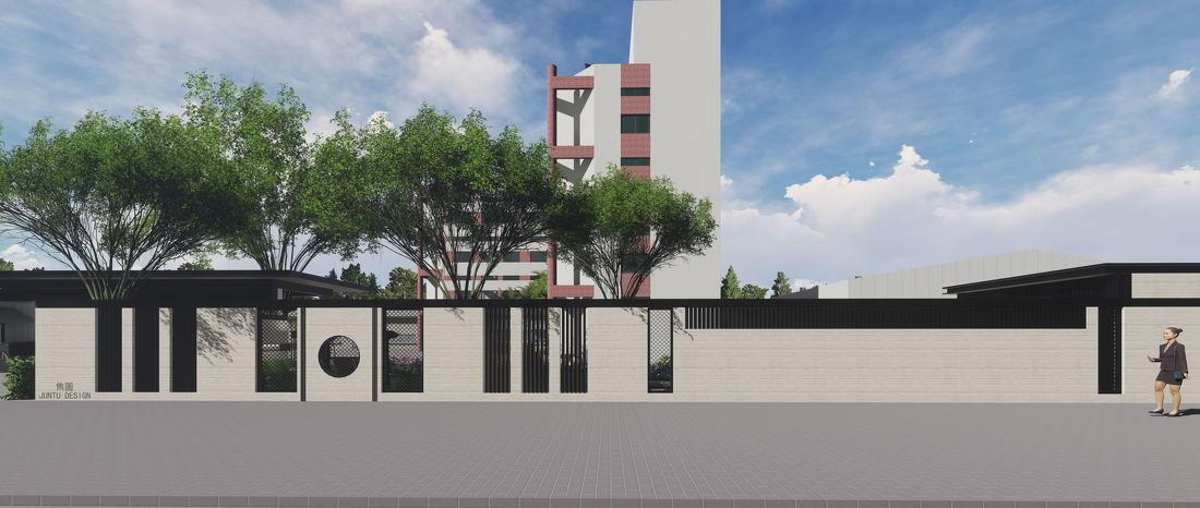 广州番禺药厂门面景观改造丨中国广州-8