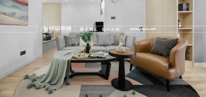 月光森林 | 130㎡现代简约，无主灯设计，3D 背景墙-67